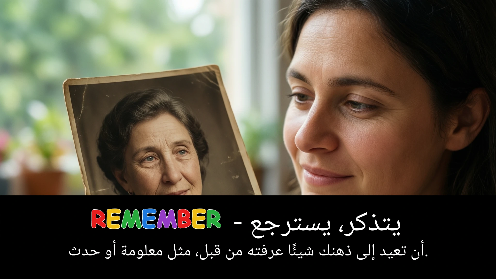Arabic Illustration for remember